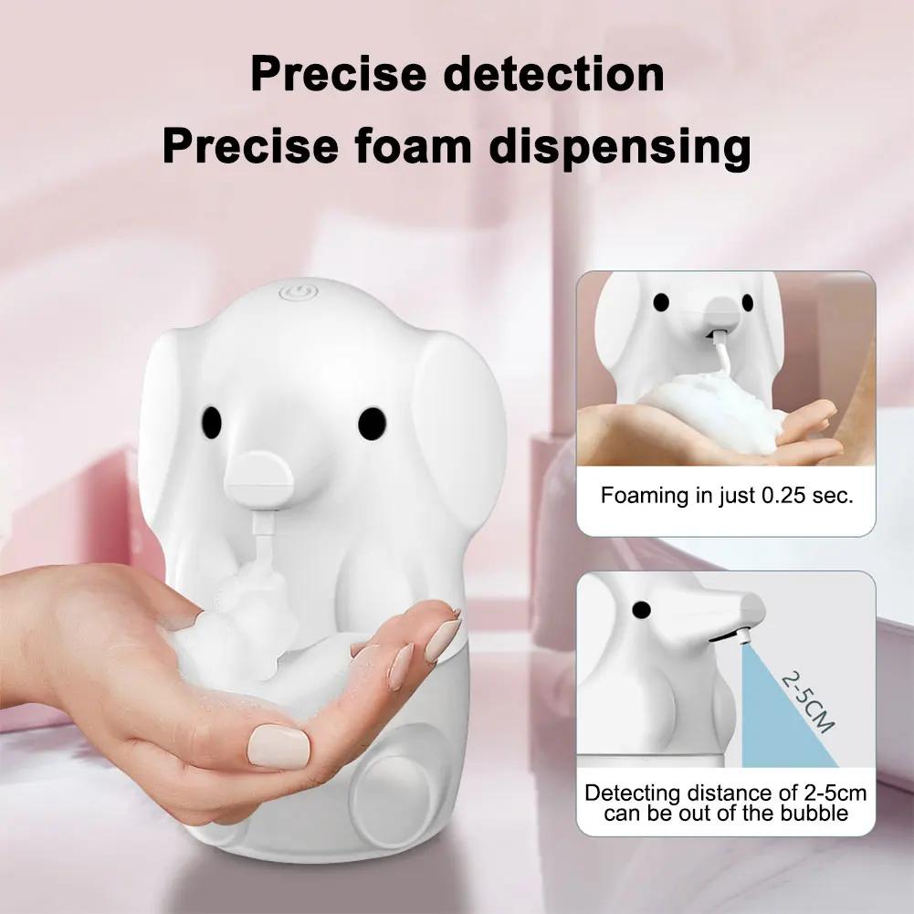 Soap Dispenser Automatic Smart Touchless Infrared Soap Dispenser Wash Elephant Cartoon Home Bathroom Dispenser Quick Foaming
