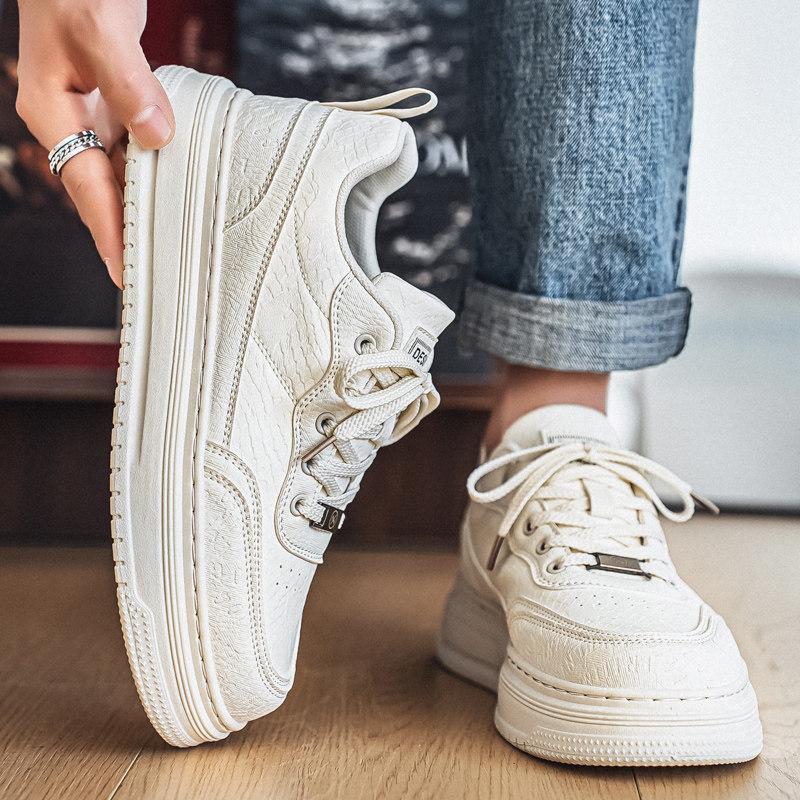 Shoes New Spring Casual Board Shoes Youth Leather Surface Waterproof and Non-slip Sports
