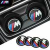 For 2pcs Car Interior Water Cup Bottle Holder Anti-slip Pad Mat For Bmw M Sticker X1 X3 X4 X5 X6 X7 E46 E90 F20 E60 E39 F10