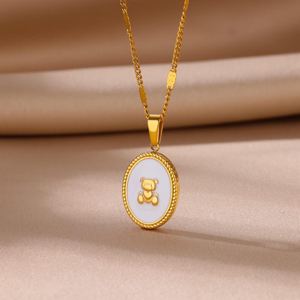 New Trendy Butterfly Snake Pendant Necklace For Women Stainless Steel Gold Color Clavicle Chain Female Party Aesthetic Jewelry