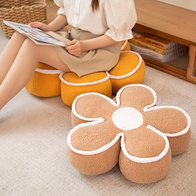 Shaped Floor Flower 1pc Pillow Cute Seat Cushion Home Decor Gift For Halloween Thanksgiving Christmas New Year Valentines Day