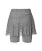 Mileko Lace Layer Wrap Skort Stone Gray