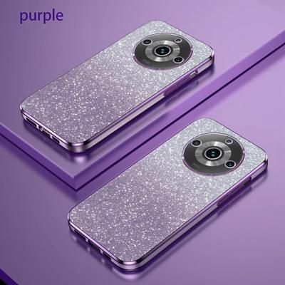 Lüks Degrade Glitter Kaplama Kılıf OPPO Realme için 11 Pro 9 8 V25 V23 V13 C55 C53 C35 C33 C21Y Reno 10 5 Silikon Arka Kapak