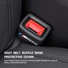 Car Seat Belt Buckle Safety Belt Base EVA Socket Protection Cover For BMW M 1 3 4 5 6 7 Series X1 X3 X4 X5 G20 G38 F48 E36 E39