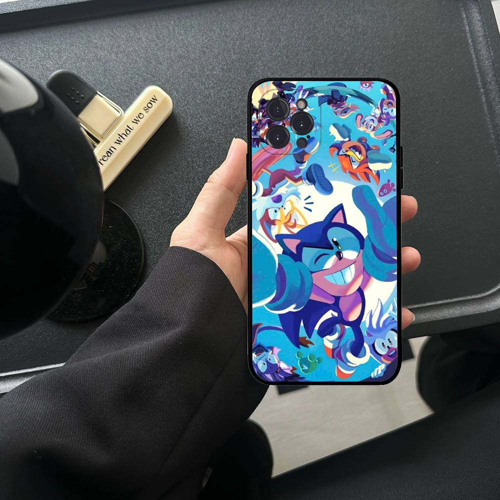 

Game S-Sonic Movie Anime Phone Case For IPhone 17 16 15 14 13 12 11 Pro Max Plus Soft Cover Personalized DIY iPhone 14pro max