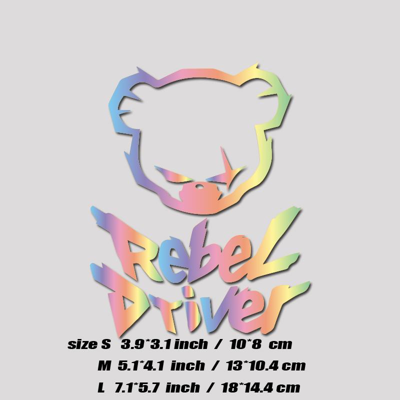 "REBEL DRIVER"DECAL,FUNNY & CREATIVE DECAL WITH HIGH QUALITY FOR CAR TRUCK !Personalised Decorative Accessories