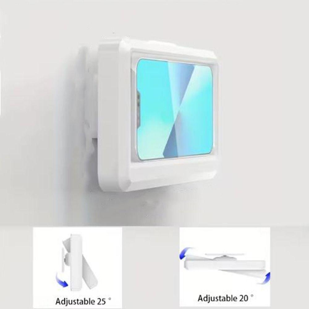 Self-Adhesive Bathroom Mobile Phone Box Wall Mounted Shower Phone Case Kitchen