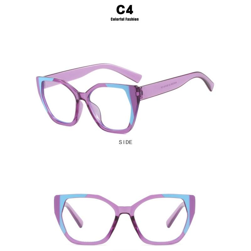 Women's Glasses, Fashionable Cat-eye Large-frame Glasses.