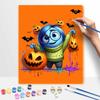 Disney Sadness Oil Paint by Numbers Painting Art Kit Pumpkin Lantern Handmade Painting Home Decor Gift