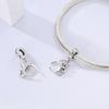 Charm Bead Charms copper Plated Cute Pink Cat Ear Bow Headband Pendants Compatible With Authentic Ideal For Women Jewellery Do It Yourself Making Gift
