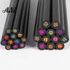 Pencils for Toddlers 12PCS Rainbow Colored Pencils, with Black Wood Barrel And Durable Lead Core, Art Training Sketching Kids Supplies Classroom