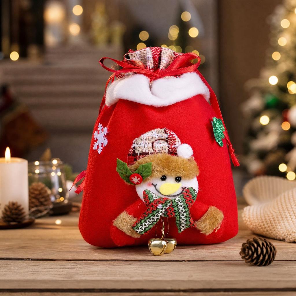 Christmas Gift Bags for Kids Small Candy Bags for Christmas Eve