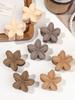 Nonslip Matte Flower Hair Claw Clips for Women Thick Thin Hair,Aesthetic Plumeria Hawaiian Accessories for Holiday Gifts