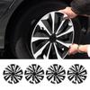 Set of 4 R15 Wheel Trims, 15 Wheel Caps, Steel Rim Decorative Caps, Rim Covers for Most Car Brands
