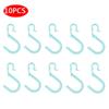 10PCS Portable Kitchen Bathroom Wardrobe Cabinet Hooks Home S Shaped Clothing Rack Hanger
