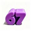 @ Horkých 67!! 67 Senzorický Antistresový Blok Měkký Mačkací Hračka na Uvolnění Stresu Fidget Ideální Suvenýr Dárek