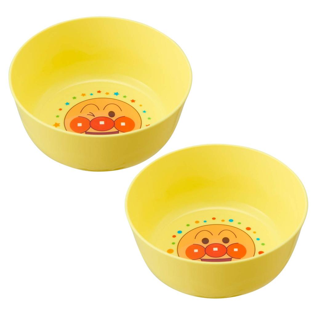LEC Anpanman Light 2 pieces x 12 x and Bowls, (12 5cm), microwave, dishwasher, boilable.