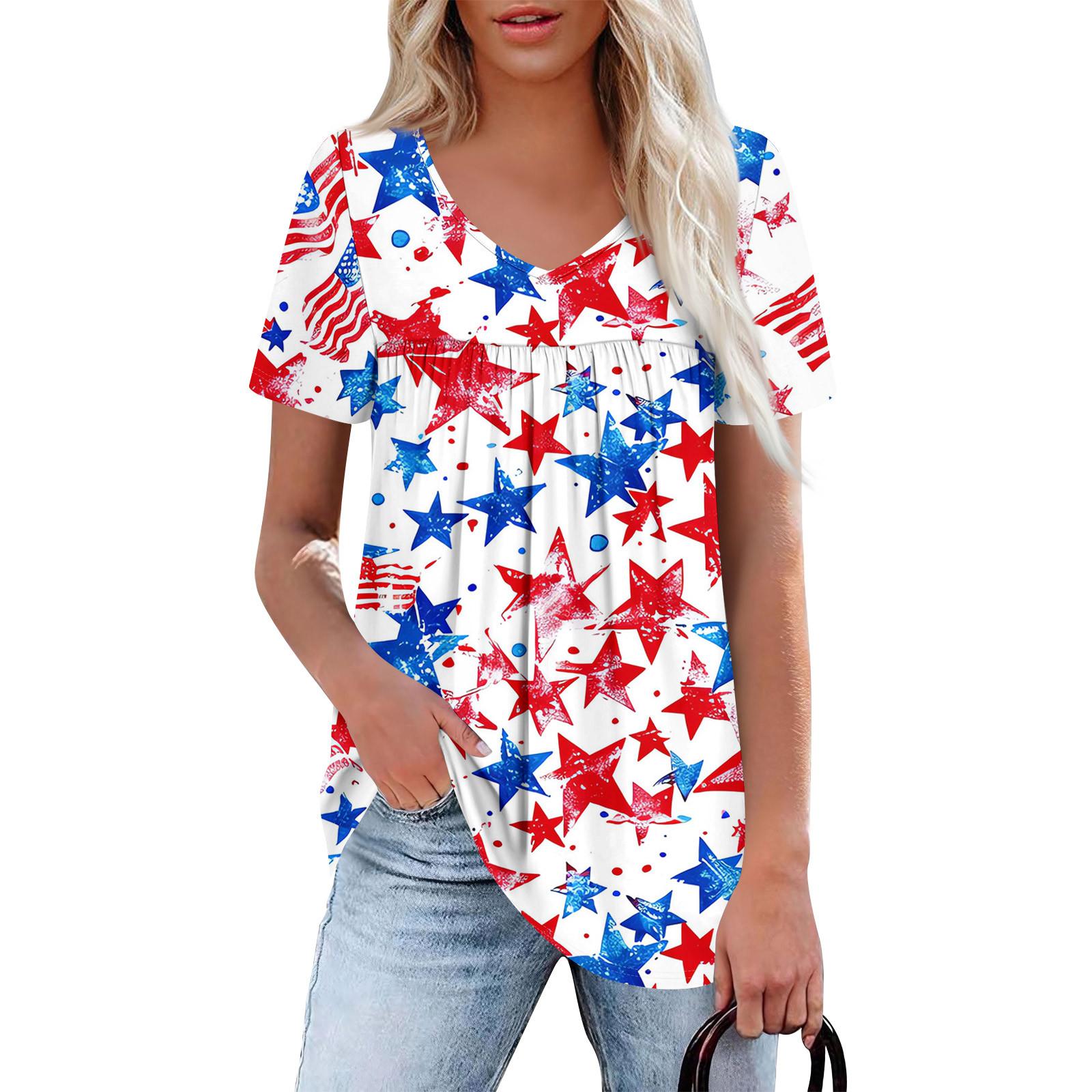 

Женский повседневный топ с V-образным вырезом, коротким рукавом, оборкой на груди и принтом S