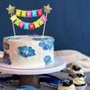 Cute Cake Banner Colorful Happy Birthday Cake Decor Pennant Cake Topper  Baby Shower Decor