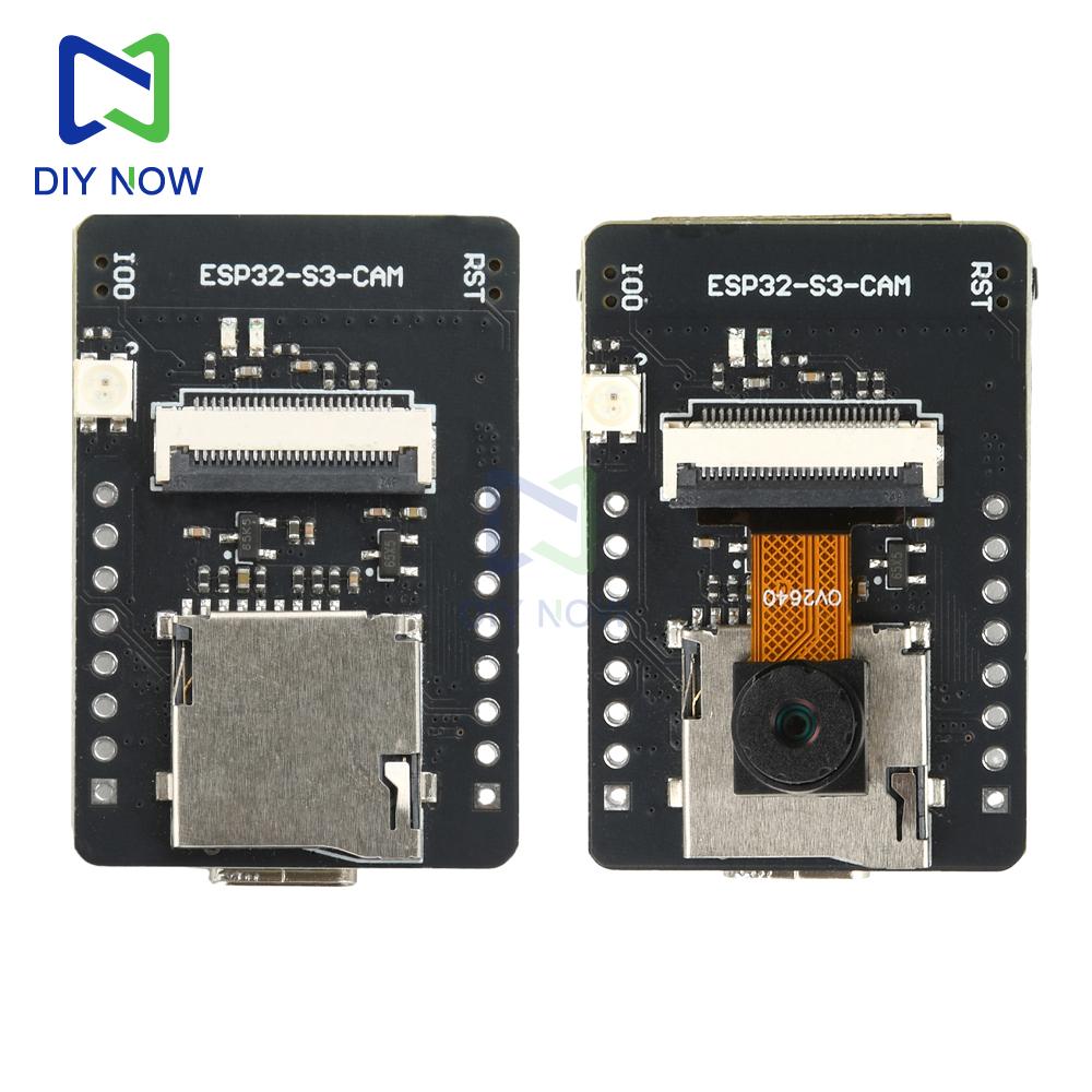 Placa de desarrollo ESP32-S3-CAM WIFI Bluetooth módulo de cámara con cámara OV2640 versión N16R8 chip ESP32-S3 interfaz Tipo C