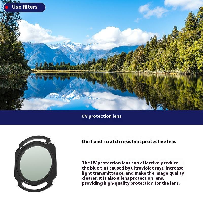 

Фильтр для дрона Air Unit Pro Фильтр Uv Nd8/16/32/64 Оптическое стекло для дрона Фотографические детали Спортивная камера Аксессуары для аэрофотосъемки as the picture