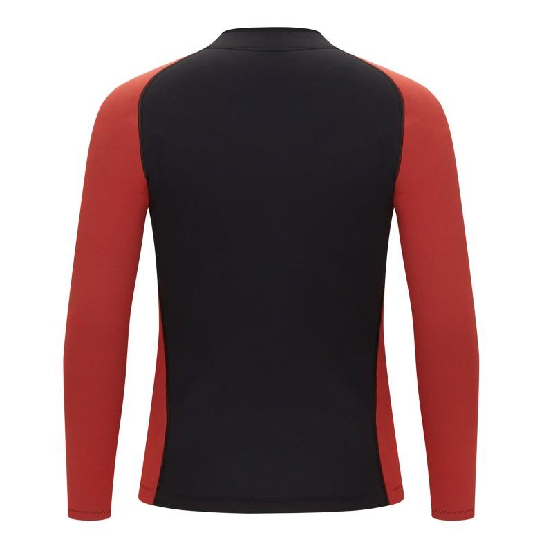 Mens 2mm Long Sleeve Wetsuit Top Scuba Diving Snorkeling Surfing Fall Warmth Thermal Protection