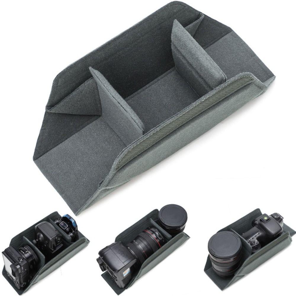 Moisture-proof Camera Lens Inner Bag Foldable DSLR Insert Bag SLR Liner Bag Camera Case
