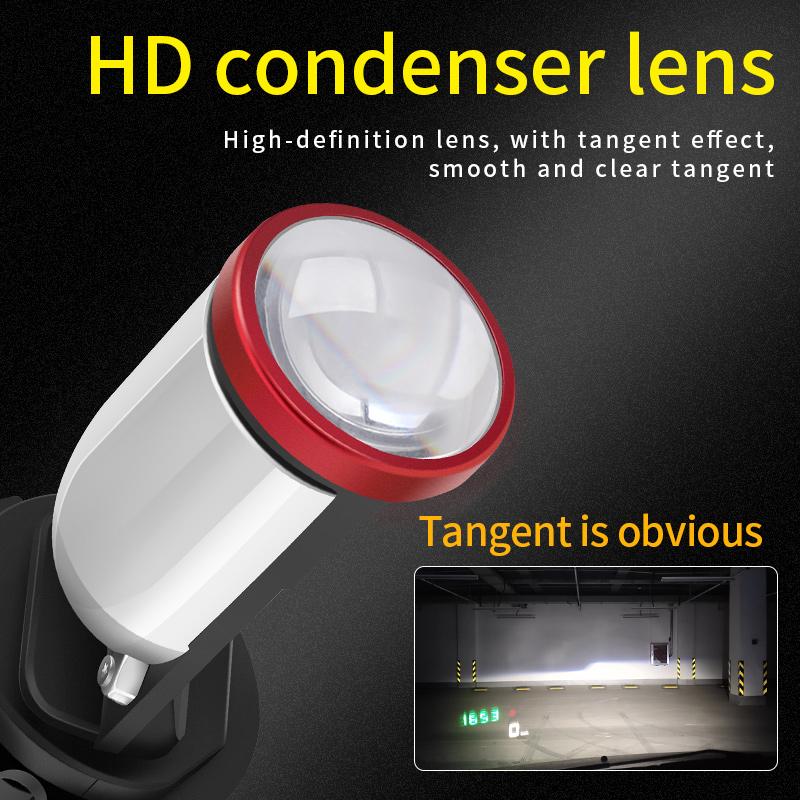 Car H4 LED Headlight Fisheye Lens 20000 LM 76W LED Bulbs Canbus High/low H19 Auoto Lamps 6500K 12V
