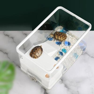 Premium Turtle Tank Habitat Kit with Elevated Platform and Drainage System