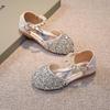 Girls' Rhinestone Pearl Princess Sandals - Soft-Soled Turban Style for 2025 Summer, Ideal for Stage Performances