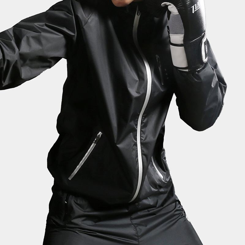 Übergröße Herren Fitness Schweißanzug - Herbst/Winter Laufjacke für Fitnessstudio und Sport