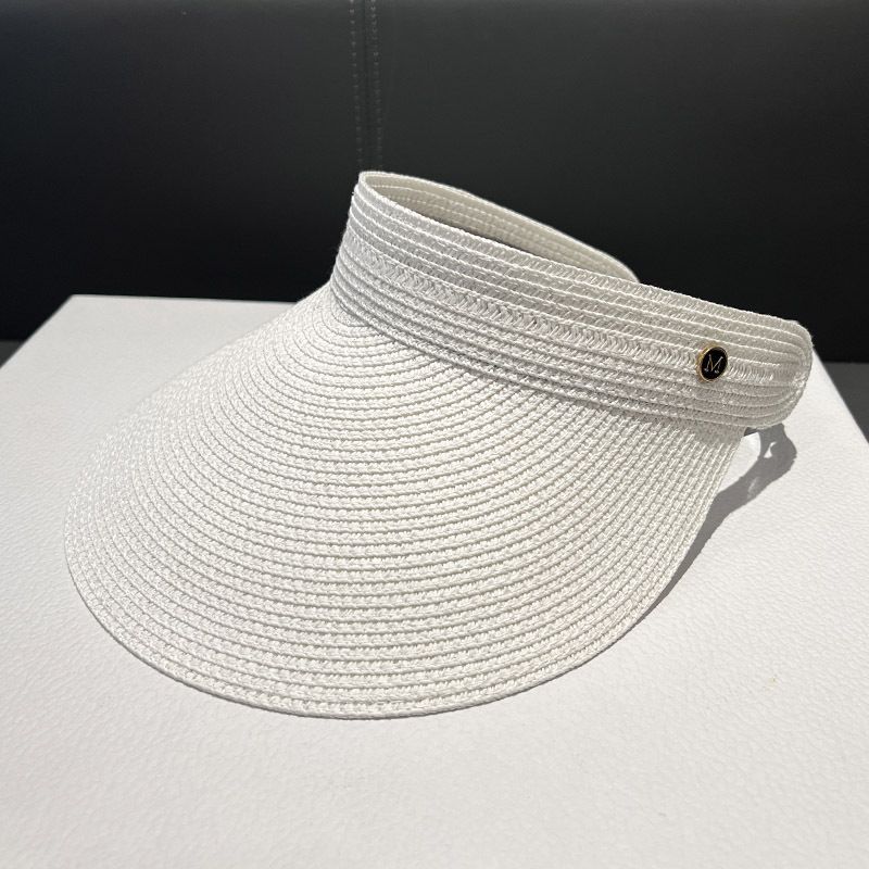 Weaving Visor, Empty Top Hat, Sun Protection Hat, Women's Sharafi Sun Hat, Foldable Hat, Cool Hat, UV Protection