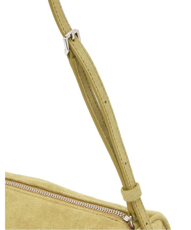 Athe Vanessabruno [Madeleine] Olive Suede Madeleine Shoulder Bag S Aaba5F235K1