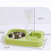 Dog Bowls Stainless Steel Dog Food Bowl Automatic Cat Drinking Bowl Double Bowls for Dogs Feeding Detachable Dogs Water Bowl