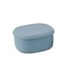 Oval Food Storage Box Heat Resistance Food Container Salad Box Silicone Lunch Box  Travel