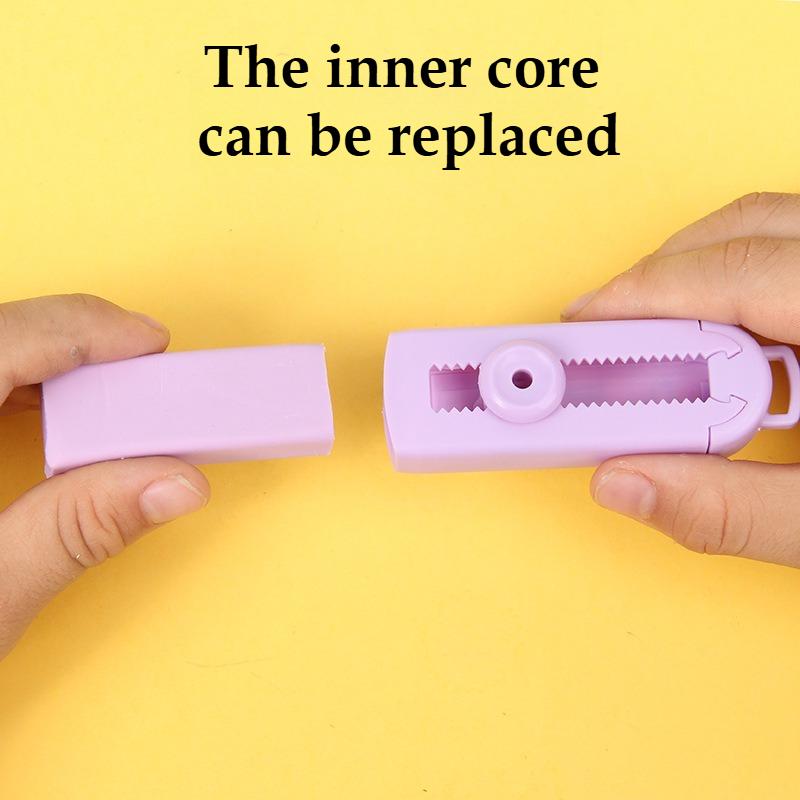 Creative Retractable Push Pull Eraser Student Writing Drawing Correction Stationery School Supplies Stationery