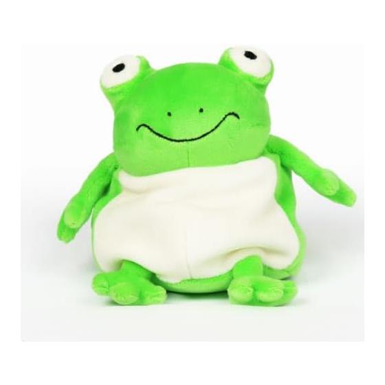 Mochifunya Frog Mascot Plush Toy, Squishy Texture, 10x9x7cm, Soft and Mochi-like Feel