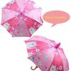Children's Umbrella, Black-Coated Straight Automatic Umbrella, Student Umbrella for Sun and Rain, Black-Coated Sun Protection, Plus Features