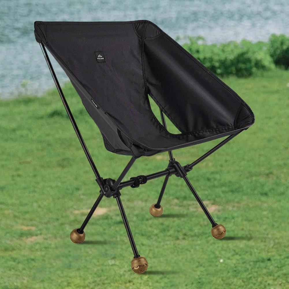 4Pcs Chair Stabilizing Ball Feet Anti-Slip Picnic Stool Leg Caps Universal Chair Feet Pad Replacement for Helinox Camping Chair