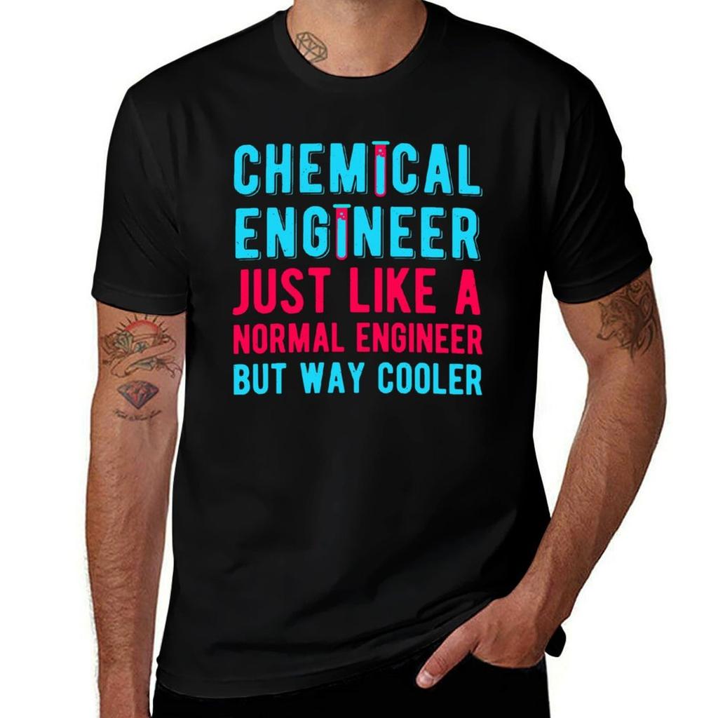 Vtipné tričko chemického inženýra tričko muž designová trička pro muže grafická trička TShirt