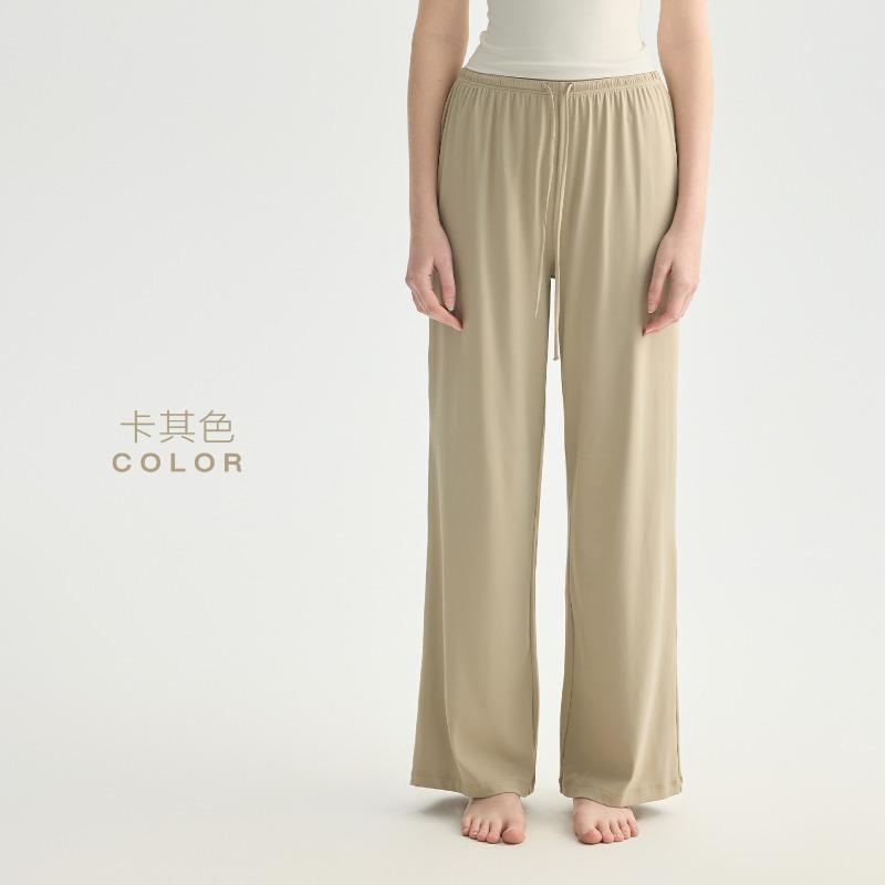 Yoga wide-leg pants women's drape loose and thin fitness trousers running training trousers Pilates sports maternity trousers