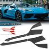 Carbon Fiber Exterior Rearview Mirror Anti Scratch Trim For Corvette C8 20-2023