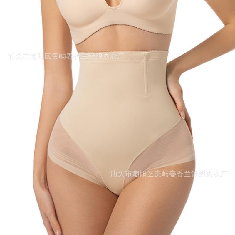 High Waist Mesh Tummy Control Shapewear Butt Lifting Women Slim Briefs