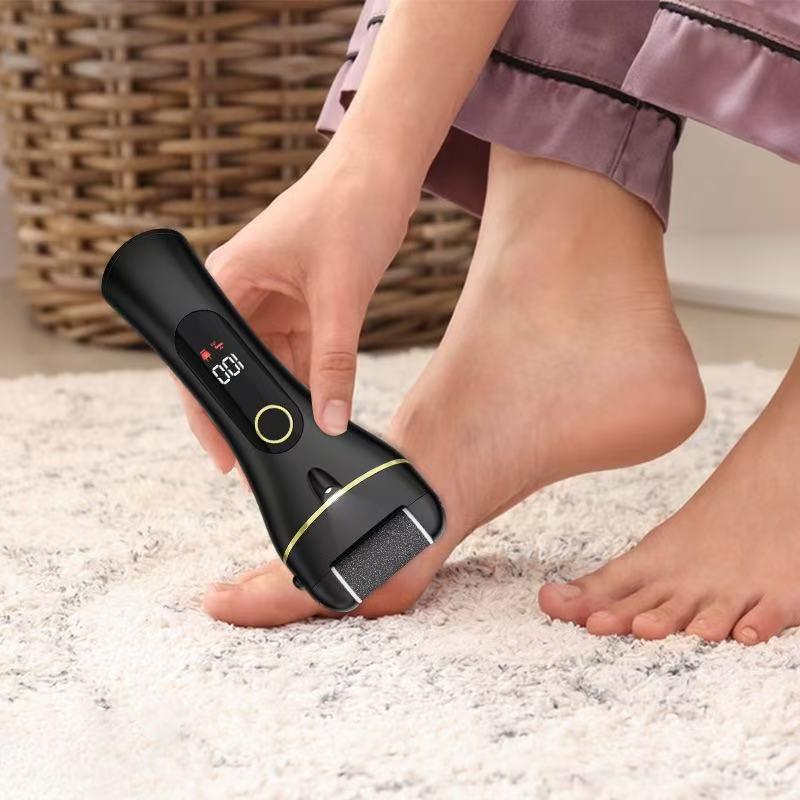 Rechargeable Three-Speed Callus Remover with Digital Display