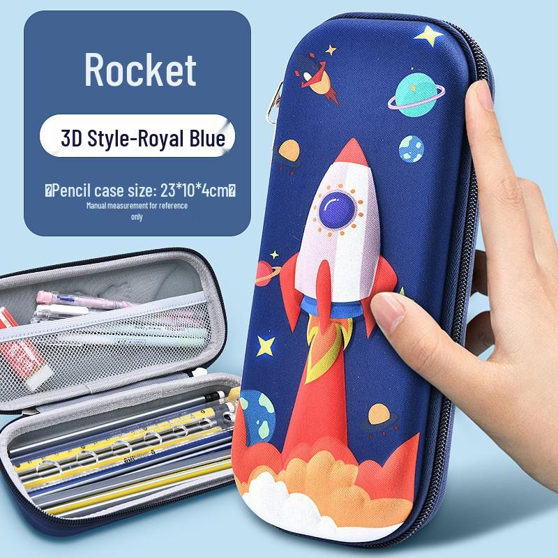Large 3D Cartoon Pencil Case for Primary School Students