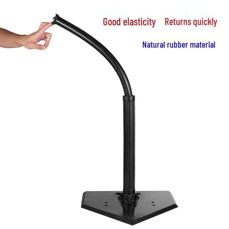Adjustable Baseball Batting Trainer for Kids & Adults - Rubber Softball Stand