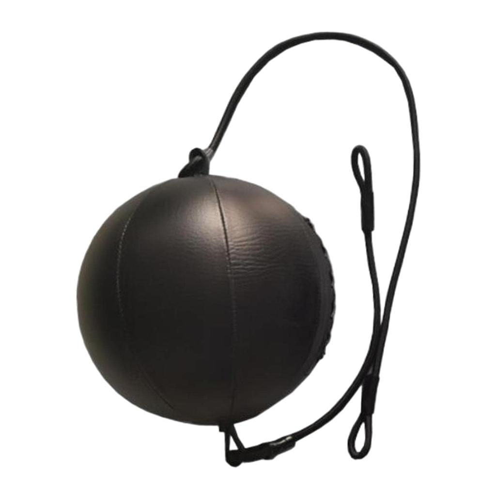 Colaxi Durable Boxing Ball Double-Ended Punching Bag for Sparring Muay Thai Workouts, Black