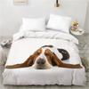 Top 3D Animal Lie Down Dog Pet Bedding Set Duvet Cover Bedroom Comforter Covers Single Twin King Size Quilt Cover Home Textile