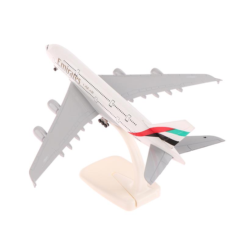 20cm 1:400 Flugzeugmodell Emirates Airbus A380 Metallreplika Legierungsmaterial Luftfahrtsimulation Kinder Jungen Geschenk