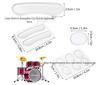 Silicone Drum Kit Mute Pad - Snare Drum Dampening and Overtone Elimination Accessory